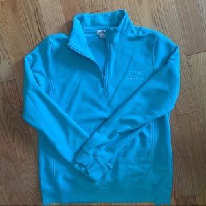 Blue Vineyard Vines Quarter Zip Sweatshirt